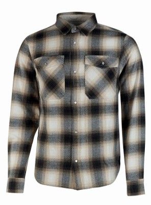 Camicia flanella U POWER - CEDAR choccolate
