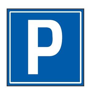 Cartello 60x60 cm Alluminio Scatolato CLASSE 2 PARCHEGGIO