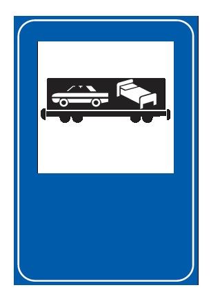 Cartello 60x90 cm Alluminio Scatolato Classe 1 AUTO AL SEGUITO