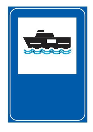 Cartello 60x90 cm Alluminio Scatolato Classe 1 AUTO SU NAVE