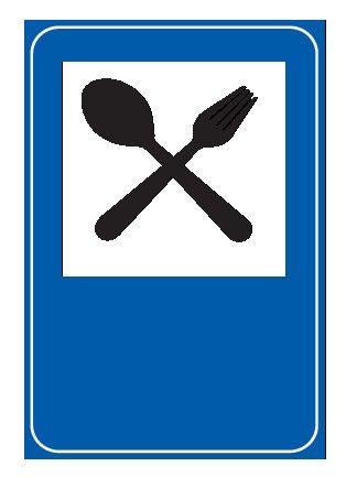 Cartello 60x90 cm Alluminio Scatolato Classe 1 RISTORANTE