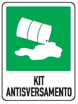 Cartello in All. 245x325 mm KIT ANTISVERSAMENTO
