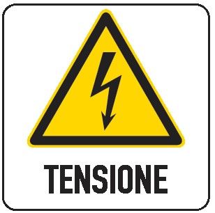 Cartello in All. 330x500 mm TENSIONE