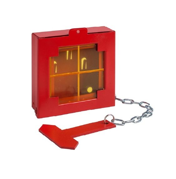 Cassetta porta chiavi di sicurezza in metallo completa di lastra safe crash dim. 119X45X114h mm.