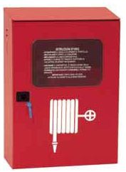 Cassetta porta estintore Kg.9 - Kg12 completa di vetro