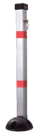 Colonnina antisosta ribal. con serratura cm 20x90 h