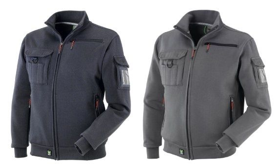 Felpa full zip multitasche BREZ