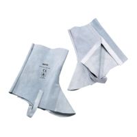 Ghette in crosta con velcro h 30 cm