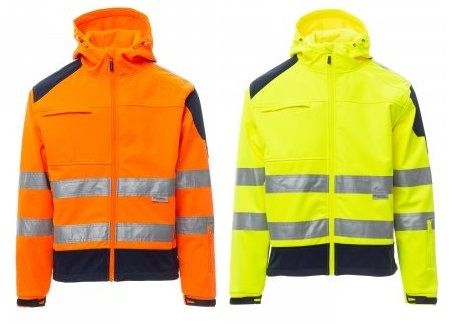 Giacca alta visibilità soft-shell con inserti rifrangenti 3M SHINE 2.0