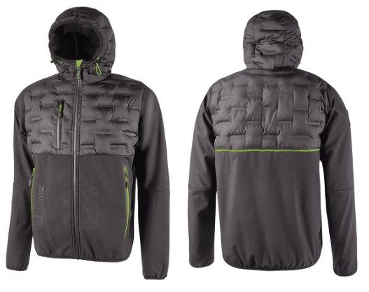 Giacca antivento U POWER - SPOCK asphalt grey