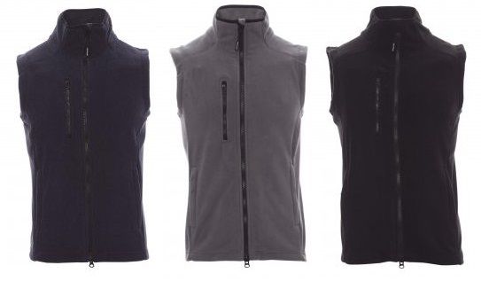 Gilet in pile full zip EASY+ (tre tasche)