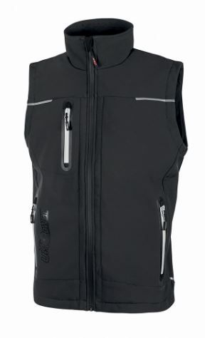 Gilet Soft-shell U POWER - UNIVERSE asphalt grey