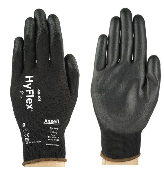 Guanti in PU HYFLEX nero