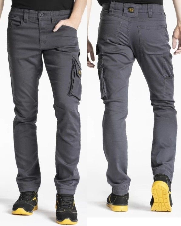 Jeans multitasche JOBC verde militare