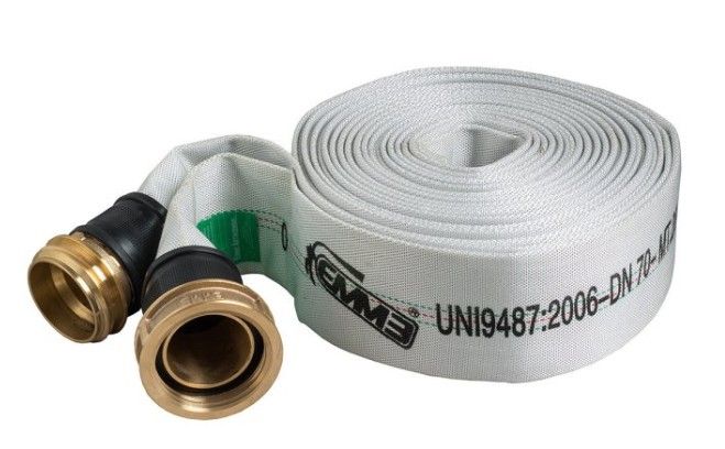 Manichetta raccordata 20 mt. (lancia esclusa) UNI 70  RACCORDO UNI 804