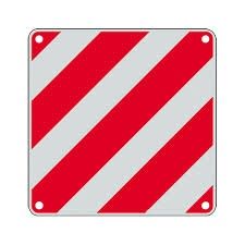 Pannello per carichi sporgenti rifrangente H.I. mis. 50x50