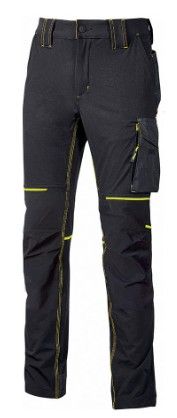 Pantaloni U POWER - WORLD LADY black carbon