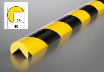 Paracolpi - profilo flessibile di sicurezza A (1m)