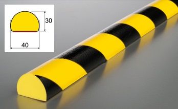 Paracolpi - Profilo flessibile di sicurezza C (1m)