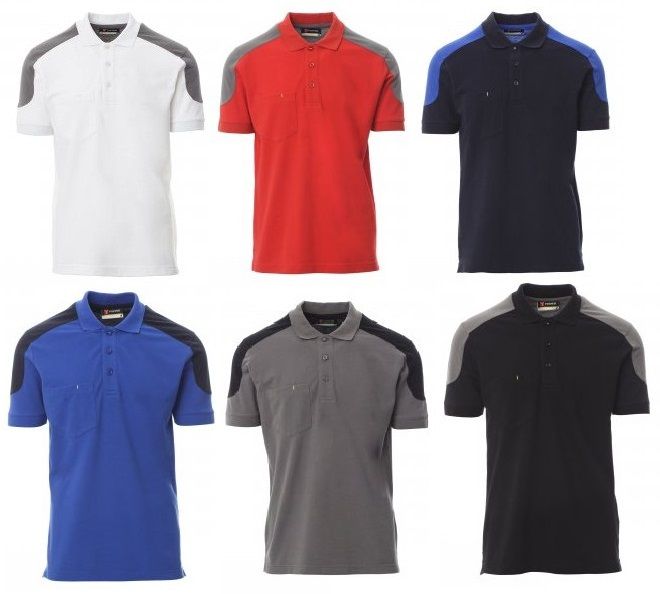 Polo bicolore m/m c/taschino COMPANY