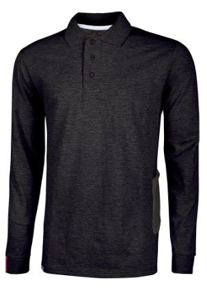 Polo m/l U POWER - LIVE black carbon