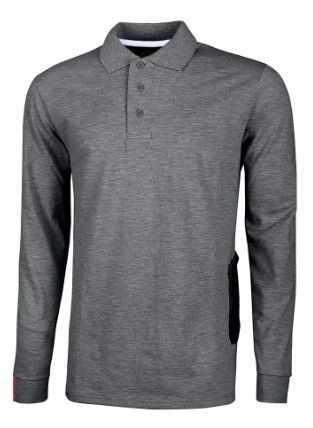 Polo m/l U POWER - LIVE grey meteorite