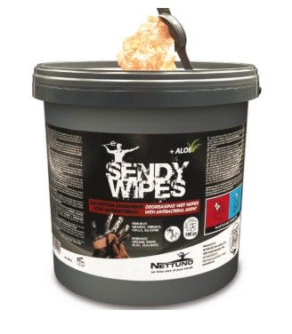 SENDY WIPES - Secchiello con 100 salviette detergenti