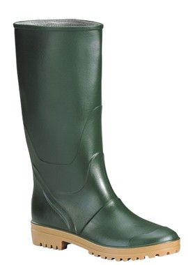 Stivale VERDE in PVC - SENZA PUNTALE