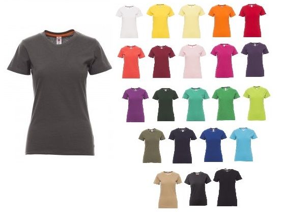 T-shirt - Maglietta SUNSET LADY COLORATA