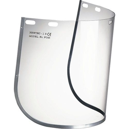 Visiera trasparente 40x20 per art. PV99