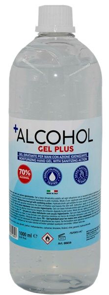 ALCOHOL GEL PLUS - Flacone gel igienizzante 1000 ml