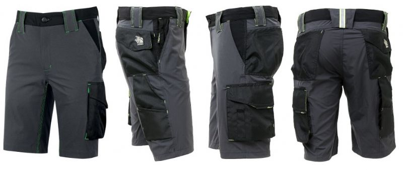 Bermuda U POWER - MERCURY asphalt grey/green