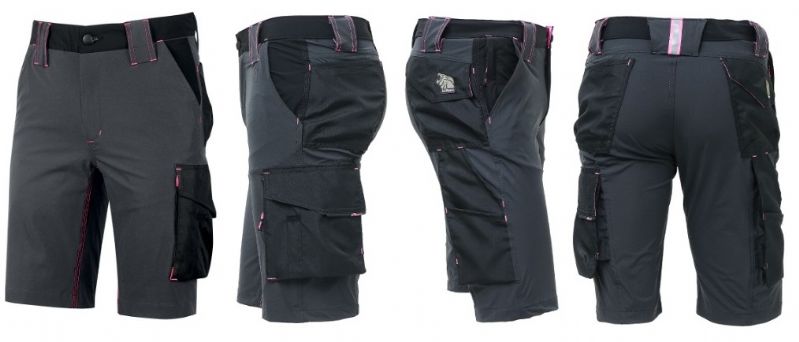 Bermuda U POWER - MERCURY LADY grey/fucsia